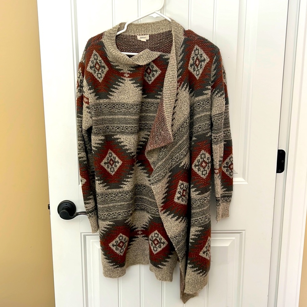 Aztec print sweater